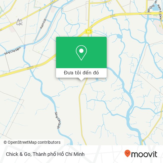 Bản đồ Chick & Go, ĐƯỜNG Tân Liêm Huyện Bình Chánh, Thành Phố Hồ Chí Minh