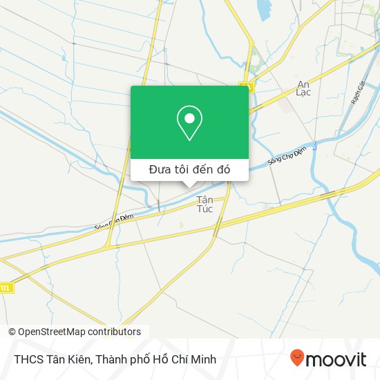 Bản đồ THCS Tân Kiên, Huyện Bình Chánh, Thành Phố Hồ Chí Minh