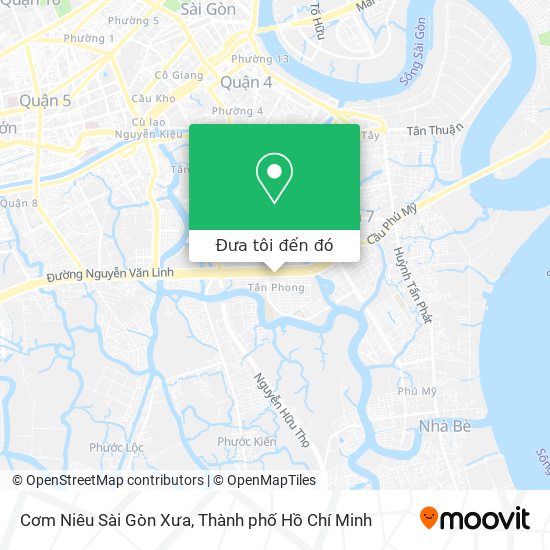 Bản đồ Cơm Niêu Sài Gòn Xưa