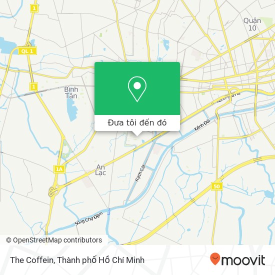 Bản đồ The Coffein, 4C ĐƯỜNG Song Hành Quận 6, Thành Phố Hồ Chí Minh