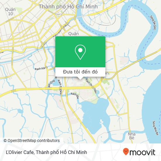 Bản đồ L'Olivier Cafe, ĐƯỜNG Phan Khiêm Ích Quận 7, Thành Phố Hồ Chí Minh
