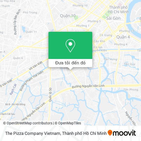 Bản đồ The Pizza Company Vietnam
