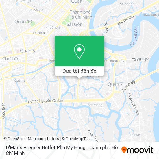 Bản đồ D'Maris Premier Buffet Phu My Hung