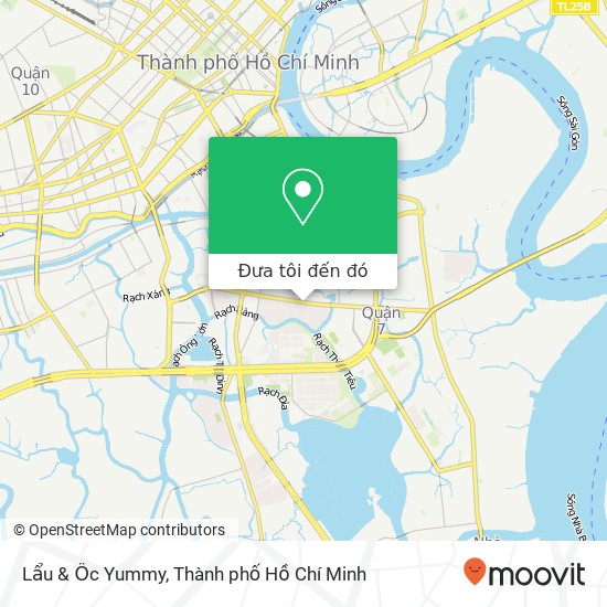 Bản đồ Lẩu & Ốc Yummy, 451 ĐƯỜNG Nguyễn Thị Thập Quận 7, Thành Phố Hồ Chí Minh