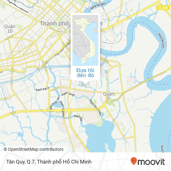 Bản đồ Tân Quy, Q.7, Quận 7, Thành Phố Hồ Chí Minh
