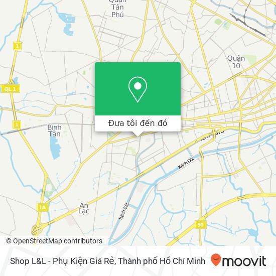 Bản đồ Shop L&L - Phụ Kiện Giá Rẻ, HẺM 251 Nguyễn Văn Luông Quận 6, Thành Phố Hồ Chí Minh