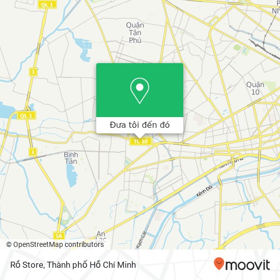 Bản đồ Rồ Store, Quận 6, Thành Phố Hồ Chí Minh