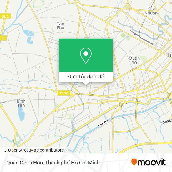 Bản đồ Quán Ốc Tí Hon