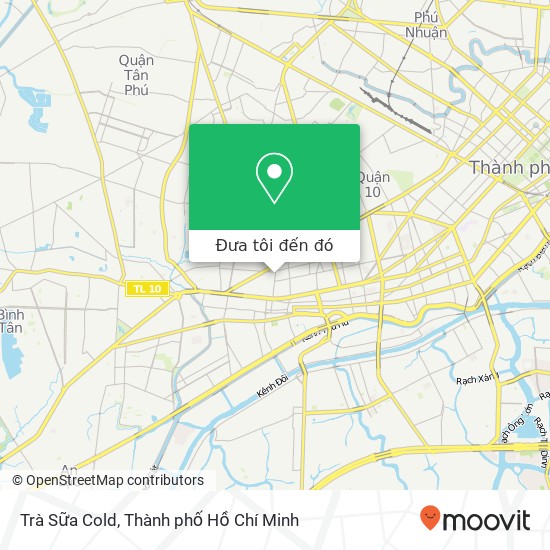 Bản đồ Trà Sữa Cold, 289 ĐƯỜNG Nguyễn Thị Nhỏ Quận 11, Thành Phố Hồ Chí Minh
