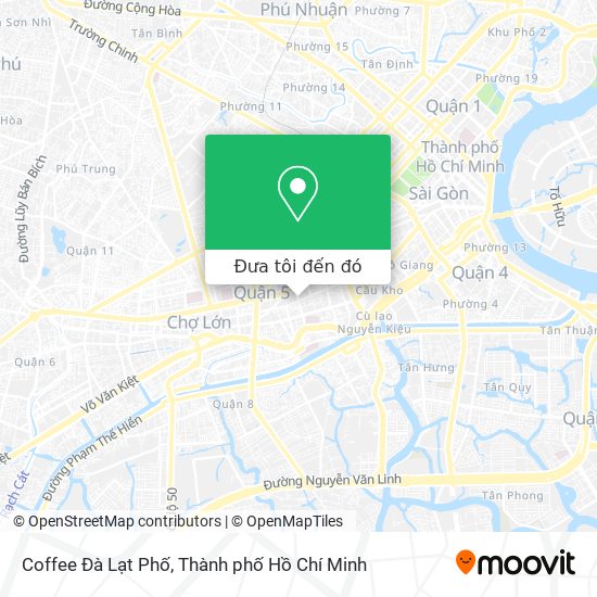 Bản đồ Coffee Đà Lạt Phố