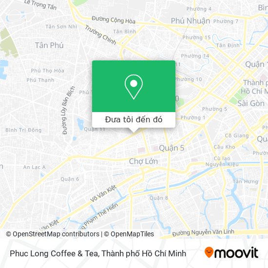 Bản đồ Phuc Long Coffee & Tea