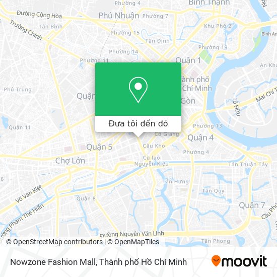 Bản đồ Nowzone Fashion Mall