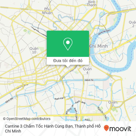 Bản đồ Cantine 3 Chấm Tốc Hành Cùng Bạn, ĐƯỜNG Trần Đình Xu Quận 1, Thành Phố Hồ Chí Minh