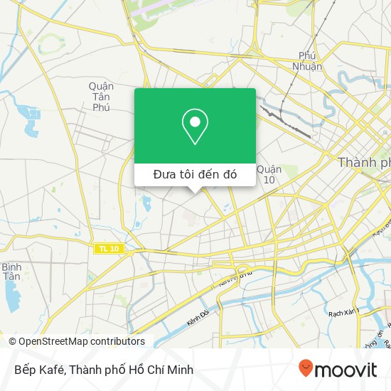 Bản đồ Bếp Kafé, 100 ĐƯỜNG Bình Thới Quận 11, Thành Phố Hồ Chí Minh