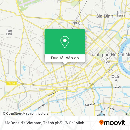 Bản đồ McDonald's Vietnam