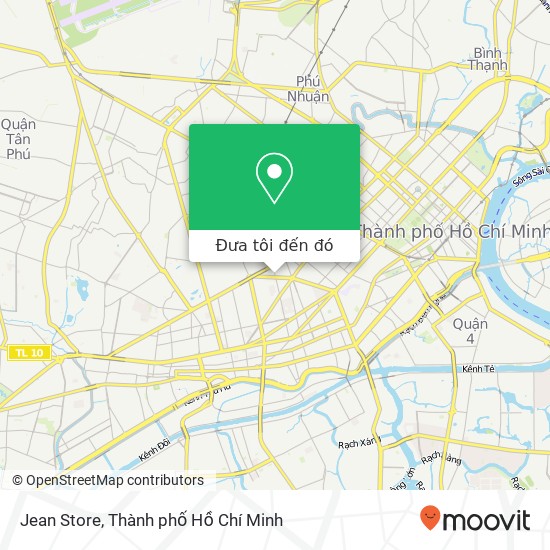 Bản đồ Jean Store, ĐƯỜNG Sư Vạn Hạnh Quận 10, Thành Phố Hồ Chí Minh