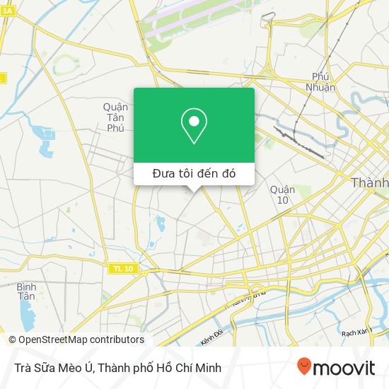 Bản đồ Trà Sữa Mèo Ú, ĐƯỜNG Lạc Long Quân Quận 11, Thành Phố Hồ Chí Minh