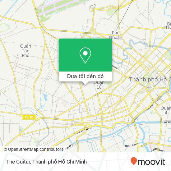 Bản đồ The Guitar, ĐƯỜNG Tô Hiến Thành Quận 10, Thành Phố Hồ Chí Minh