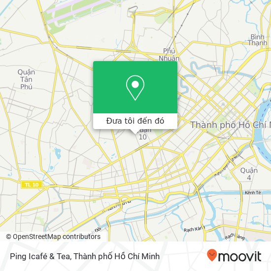 Bản đồ Ping Icafé & Tea, 70 ĐƯỜNG Thành Thái Quận 10, Thành Phố Hồ Chí Minh