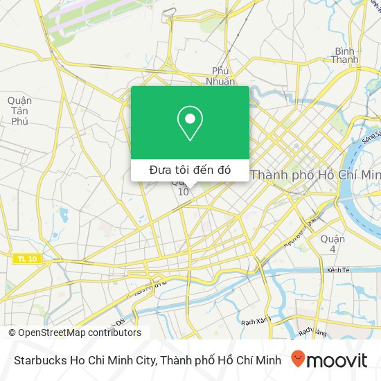 Bản đồ Starbucks Ho Chi Minh City, ĐƯỜNG Sư Vạn Hạnh Quận 10, Thành Phố Hồ Chí Minh