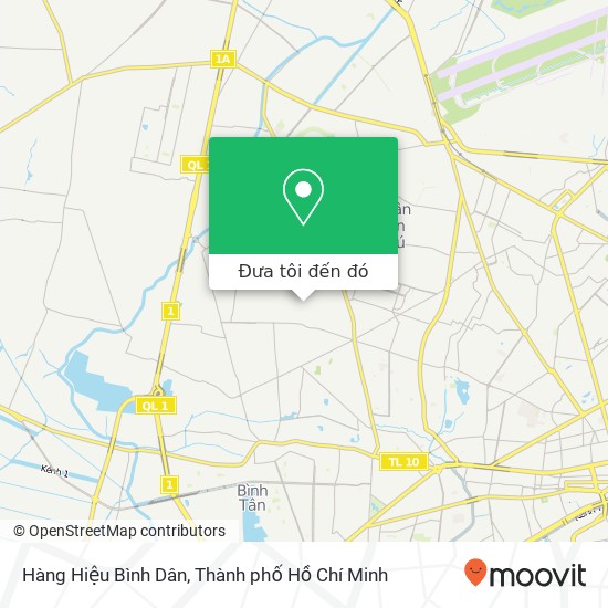 Bản đồ Hàng Hiệu Bình Dân, ĐƯỜNG Số 10 Quận Bình Tân, Thành Phố Hồ Chí Minh
