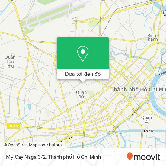 Bản đồ Mỳ Cay Naga 3 / 2, HẺM 163 / 14 Tô Hiến Thành Quận 10, Thành Phố Hồ Chí Minh