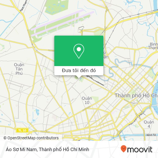 Bản đồ Áo Sơ Mi Nam, 47 ĐƯỜNG Bắc Hải Quận 10, Thành Phố Hồ Chí Minh