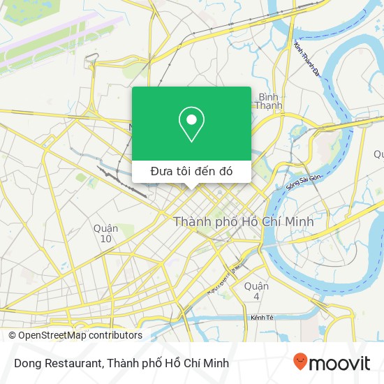 Bản đồ Dong Restaurant, 37 ĐƯỜNG Lê Quý Đôn Quận 3, Thành Phố Hồ Chí Minh