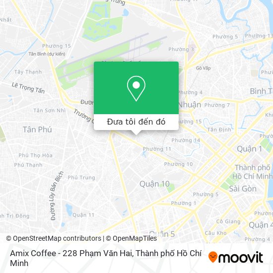 Bản đồ Amix Coffee - 228 Phạm Văn Hai