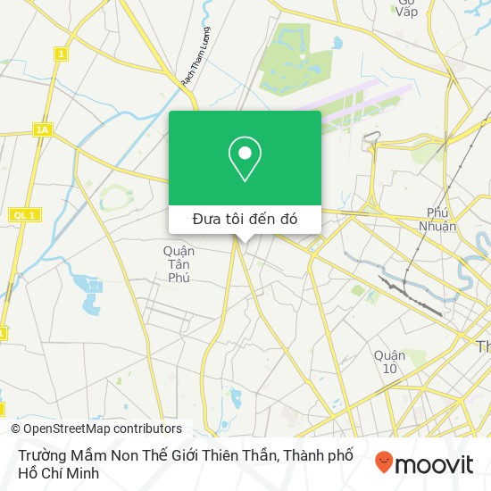 Bản đồ Trường Mầm Non Thế Giới Thiên Thần, HẺM 238 Trương Công Định Quận Tân Bình, Thành Phố Hồ Chí Minh