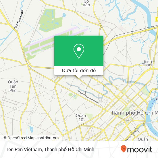 Bản đồ Ten Ren Vietnam, 236 ĐƯỜNG Lê Văn Sỹ Quận Tân Bình, Thành Phố Hồ Chí Minh