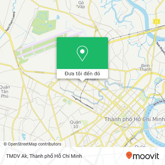 Bản đồ TMDV Ak, 7 ĐƯỜNG Hoàng Diệu Quận Phú Nhuận, Thành Phố Hồ Chí Minh