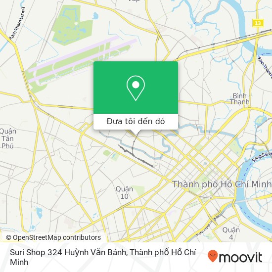 Bản đồ Suri Shop 324 Huỳnh Văn Bánh, 334 ĐƯỜNG Huỳnh Văn Bánh Quận Phú Nhuận, Thành Phố Hồ Chí Minh