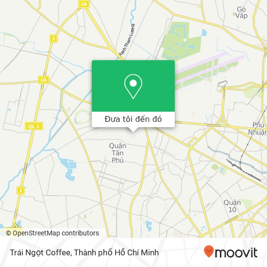 Bản đồ Trái Ngọt Coffee, ĐƯỜNG Diệp Minh Châu Quận Tân Phú, Thành Phố Hồ Chí Minh