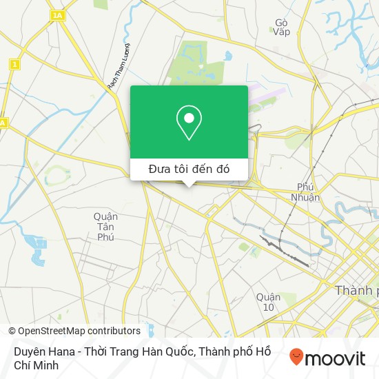 Bản đồ Duyên Hana - Thời Trang Hàn Quốc, 16 ĐƯỜNG Nguyễn Minh Hoàng Quận Tân Bình, Thành Phố Hồ Chí Minh