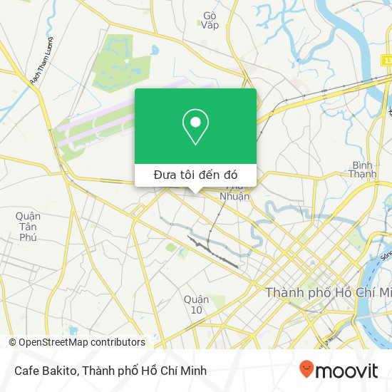 Bản đồ Cafe Bakito, ĐƯỜNG Nguyễn Trọng Tuyển Quận Tân Bình, Thành Phố Hồ Chí Minh