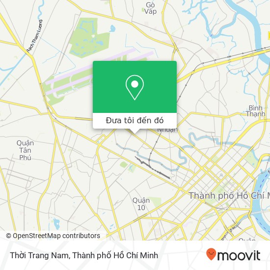 Bản đồ Thời Trang Nam, 272 ĐƯỜNG Lê Văn Sỹ Quận Tân Bình, Thành Phố Hồ Chí Minh