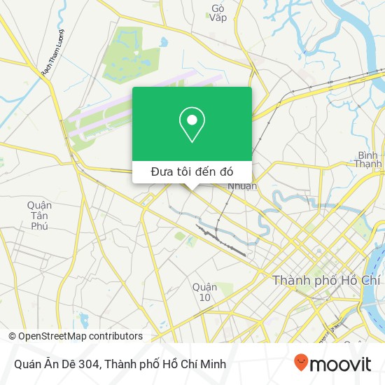 Bản đồ Quán Ăn Dê 304, ĐƯỜNG Lê Văn Sỹ Quận Tân Bình, Thành Phố Hồ Chí Minh