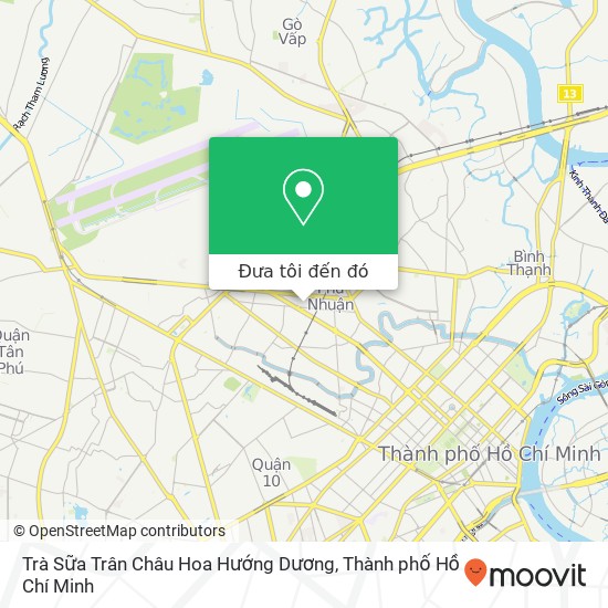 Bản đồ Trà Sữa Trân Châu Hoa Hướng Dương, 17 ĐƯỜNG Trương Quốc Dung Quận Phú Nhuận, Thành Phố Hồ Chí Minh