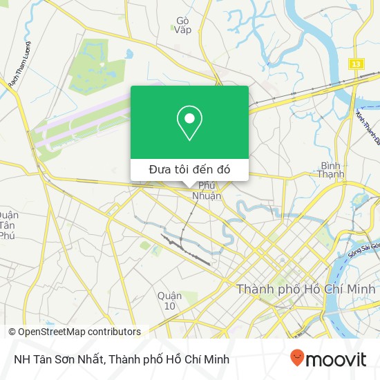 Bản đồ NH Tân Sơn Nhất, Quận Phú Nhuận, Thành Phố Hồ Chí Minh