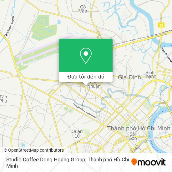 Bản đồ Studio Coffee Dong Hoang Group
