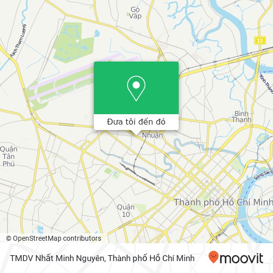 Bản đồ TMDV Nhất Minh Nguyên, ĐƯỜNG Nguyễn Văn Trỗi Quận Phú Nhuận, Thành Phố Hồ Chí Minh