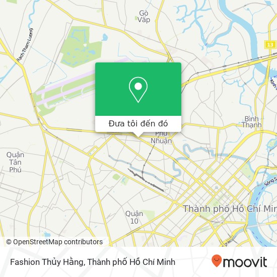 Bản đồ Fashion Thủy Hằng, 307 ĐƯỜNG Nguyễn Văn Trỗi Quận Tân Bình, Thành Phố Hồ Chí Minh