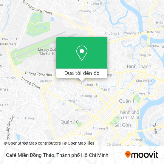 Bản đồ Café Miền Đồng Thảo