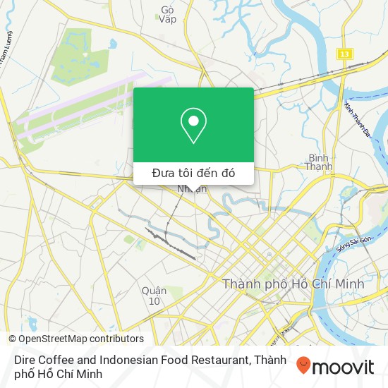 Bản đồ Dire Coffee and Indonesian Food Restaurant, 173 ĐƯỜNG Trần Huy Liệu Quận Phú Nhuận, Thành Phố Hồ Chí Minh