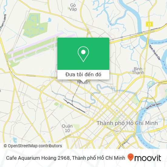 Bản đồ Cafe Aquarium Hoàng 2968, 132 ĐƯỜNG Nguyễn Trọng Tuyển Quận Phú Nhuận, Thành Phố Hồ Chí Minh