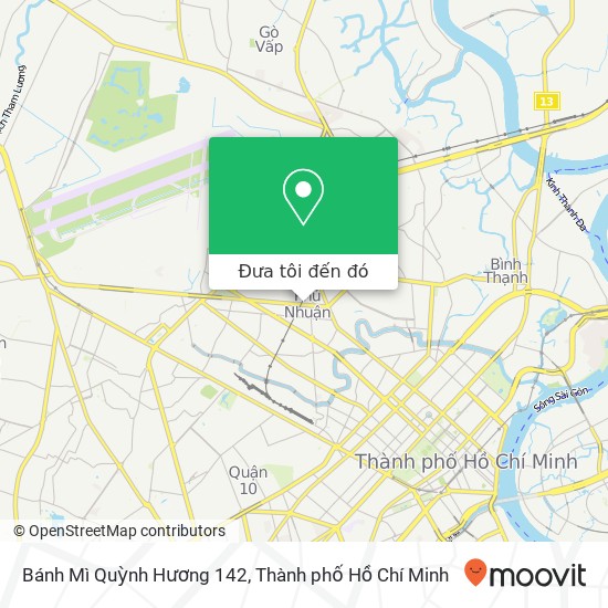 Bản đồ Bánh Mì Quỳnh Hương 142, 142 ĐƯỜNG Hoàng Văn Thụ Quận Phú Nhuận, Thành Phố Hồ Chí Minh
