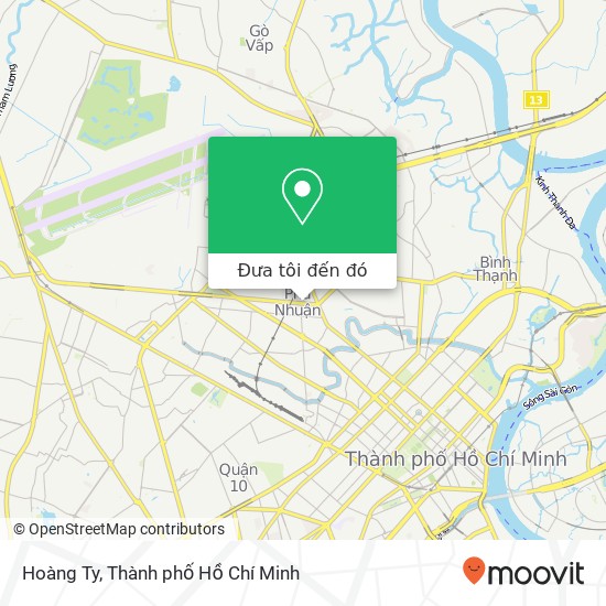 Bản đồ Hoàng Ty, ĐƯỜNG Hoàng Văn Thụ Quận Phú Nhuận, Thành Phố Hồ Chí Minh