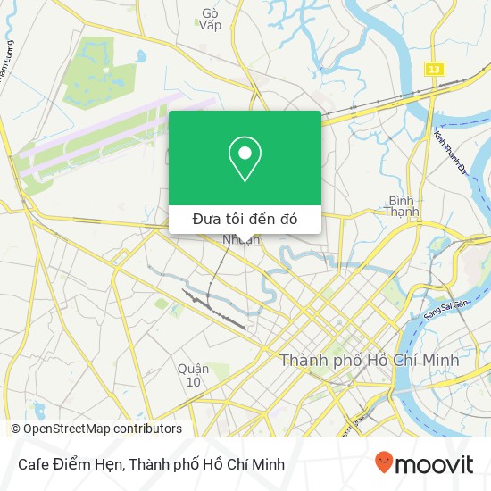 Bản đồ Cafe Điểm Hẹn, 134 ĐƯỜNG Trần Huy Liệu Quận Phú Nhuận, Thành Phố Hồ Chí Minh