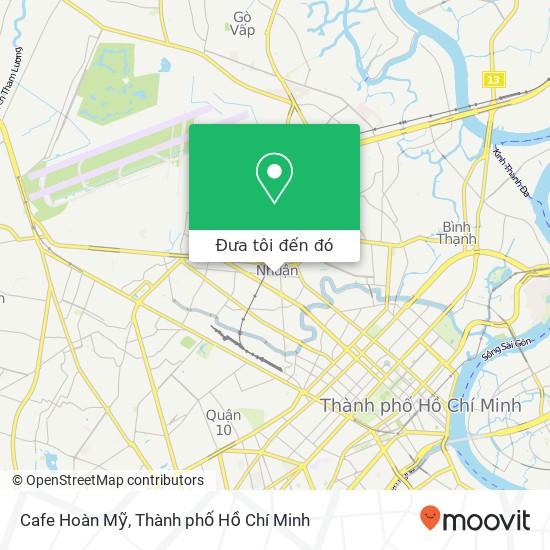Bản đồ Cafe Hoàn Mỹ, 140 ĐƯỜNG Nguyễn Trọng Tuyển Quận Phú Nhuận, Thành Phố Hồ Chí Minh